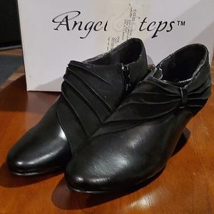 Angel Steps ruffle dress boot.  Brand new size 8.5M, black and never been used.